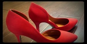 Red 3.5 inch heels